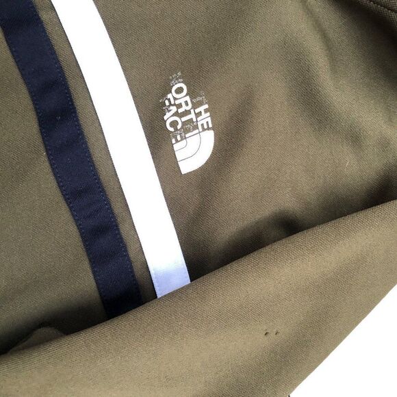 Vintage The North Face Jacket Half Zip Green Large - Picture 7 of 9